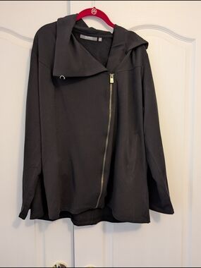 Lisa Rinna Collection Black Draped Jacket